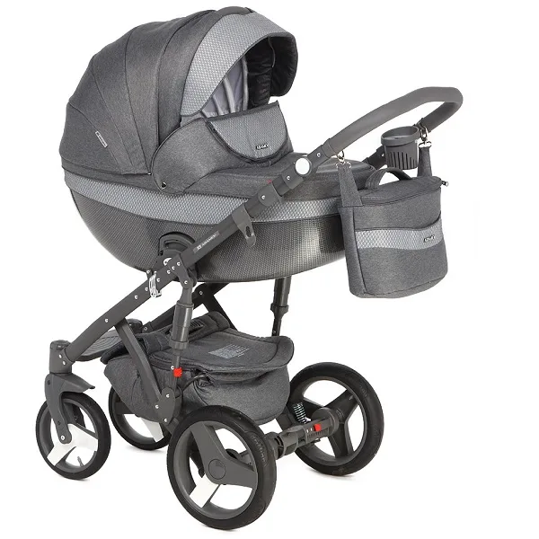 Детская коляска Adamex Monte Deluxe Carbon 3 в 1 — фото 30