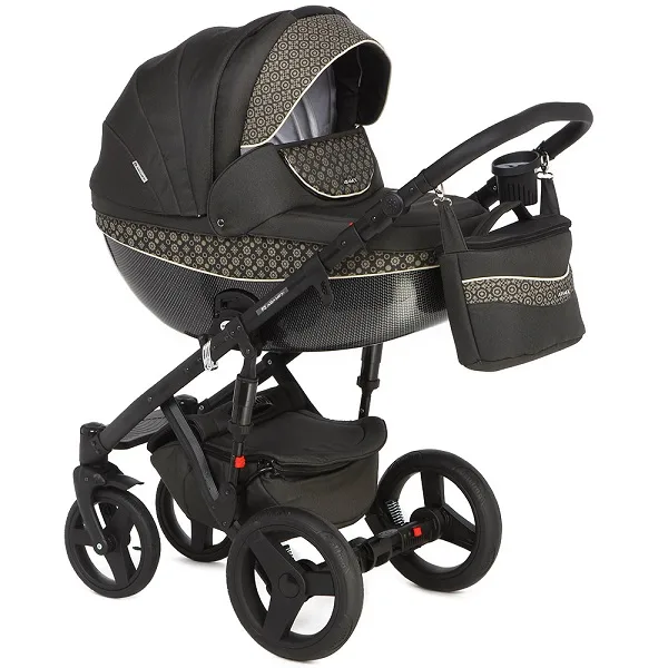 Детская коляска Adamex Monte Deluxe Carbon 3 в 1 — фото 33