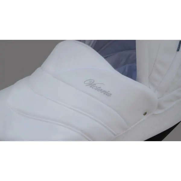 Детская коляска Esperanza Victoria Leatherette кожа 3 в 1 Цвет рамы - Черный - Маленькие колеса фото 11