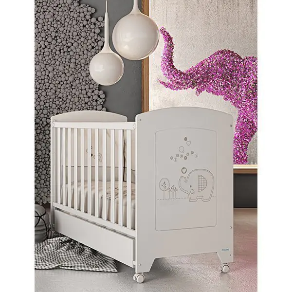 Детская кроватка Micuna Elephant 120 х 60 см — как выглядит в жизни
