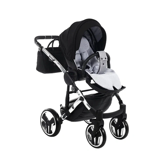 Детская коляска Junama Diamond Special V2 2 в 1 на серебряной раме фото 8
