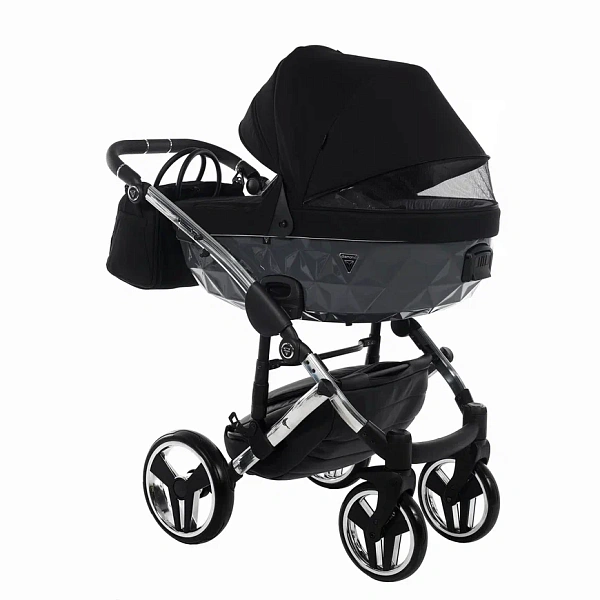 Детская коляска Junama Diamond Special V2 2 в 1 на серебряной раме фото 3