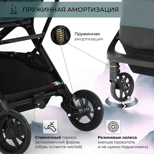 Детская прогулочная коляска Sweet Baby Aura фото 6